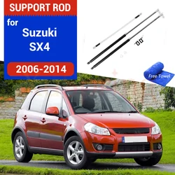 Car Hood Strut Bars Hydraulic Rod Spring Bracket  Styling Accessories For Suzuki SX4 2006 2007 2008-2013 2014  Fiat Sedici