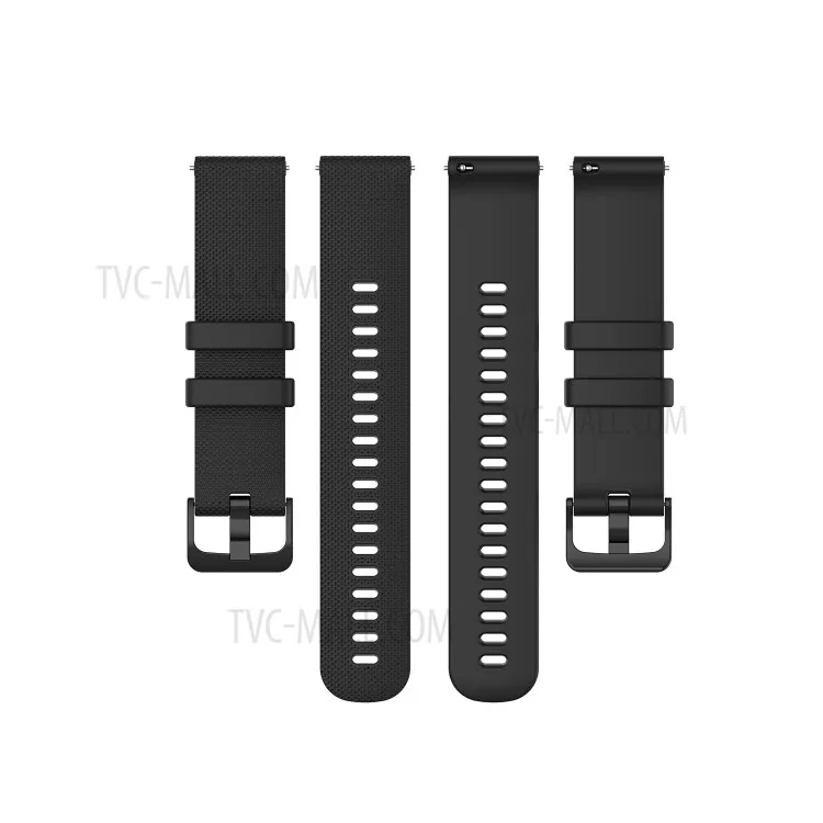 

22mm Grid Texture Silicone Replacement Watch Strap 22mm for Garmin vivoactive 4 / Forerunner 255 / Xiaomi Watch 2 Pro / Honor Wa