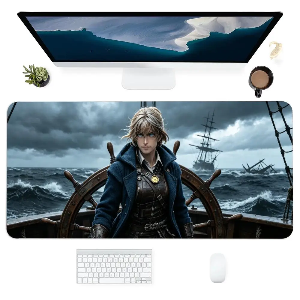 Ancient dungeon lantern explorer fantasy large size playmat retro adventure mat for trading card games