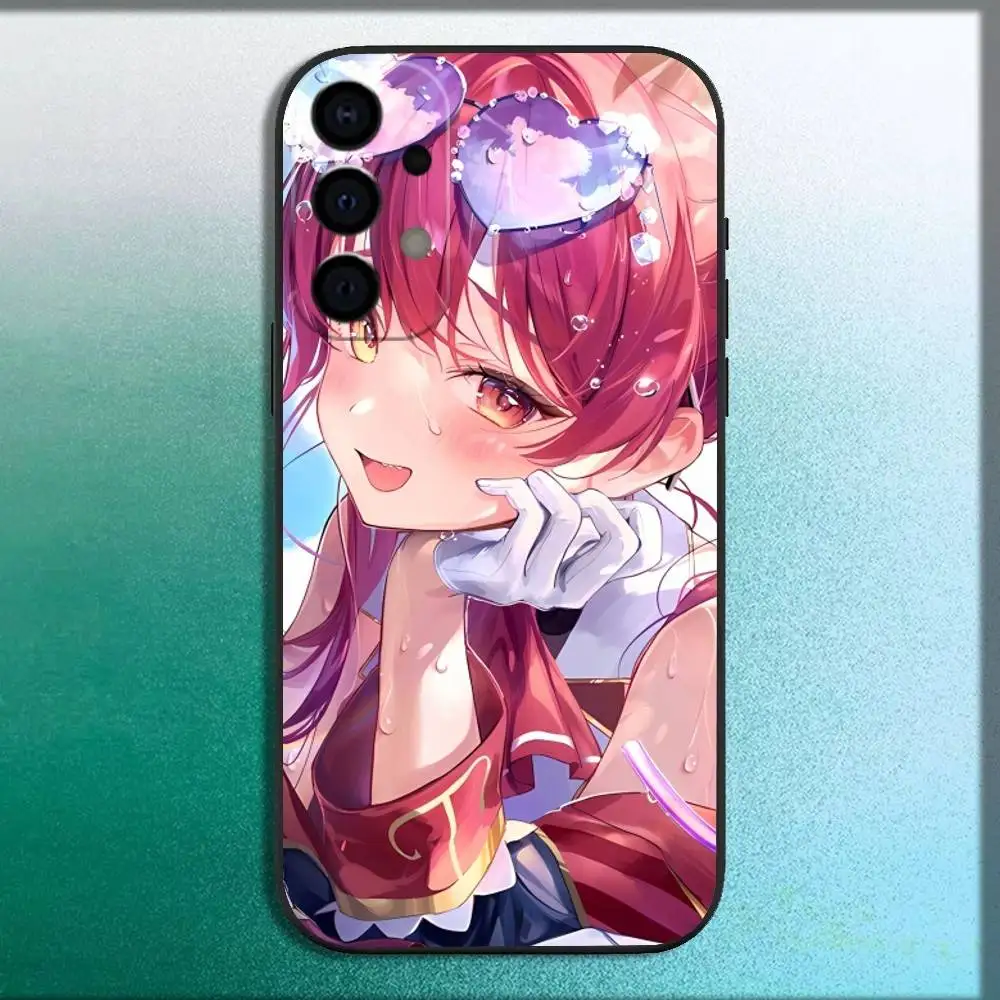 H-Houshou M-Marine Phone Case For Samsung Galaxy A73,72,71,A52,51,40,41,A22,A32,31,A13,12,Note20 Soft Black Shell