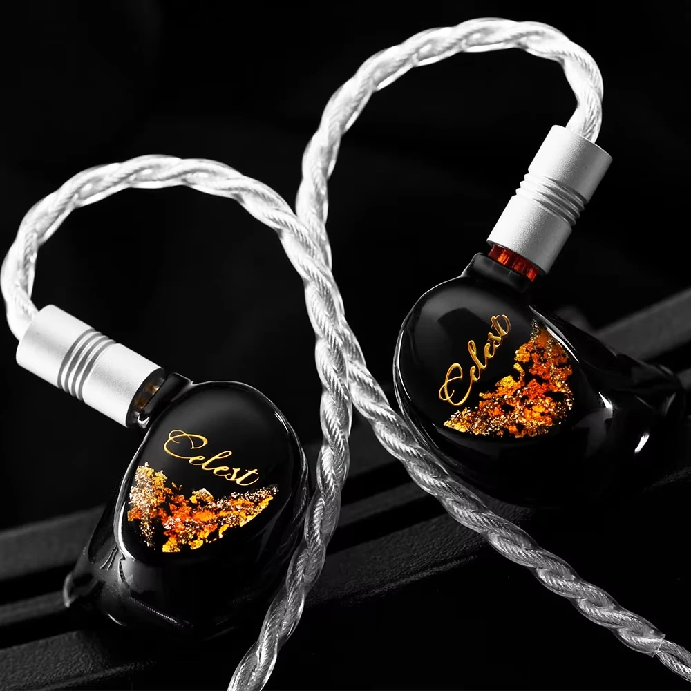 Kinera Celest In-Ear Monitors Wired Earphone Bone Conduction HIFI Headphone Plutus Beast 3.5/4.5mm Stereo Bass Music Headset