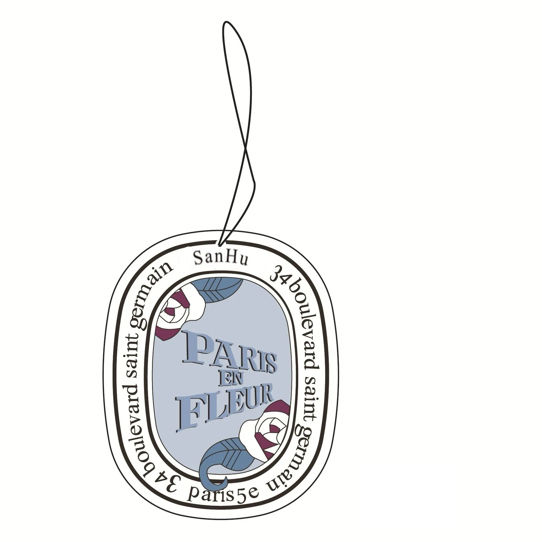 4pcs/lot Car Fragrance Fresh Car Fragrance Pendant Car Perfume Lasting Fragrance 자동차 방향제 프로펠러 Air Freshener Ribbon