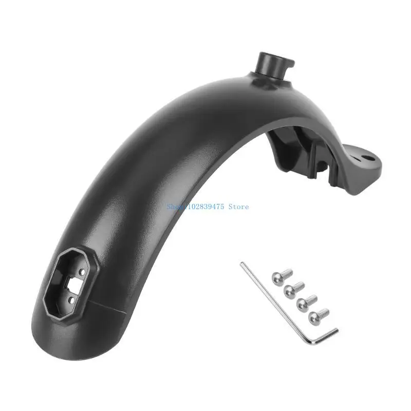 33WB Universal Fit Rear Mudguard Anti Splash Scooter Guard سهل التركيب للدراجات البخارية الكهربائية يوفر حماية معززة #1