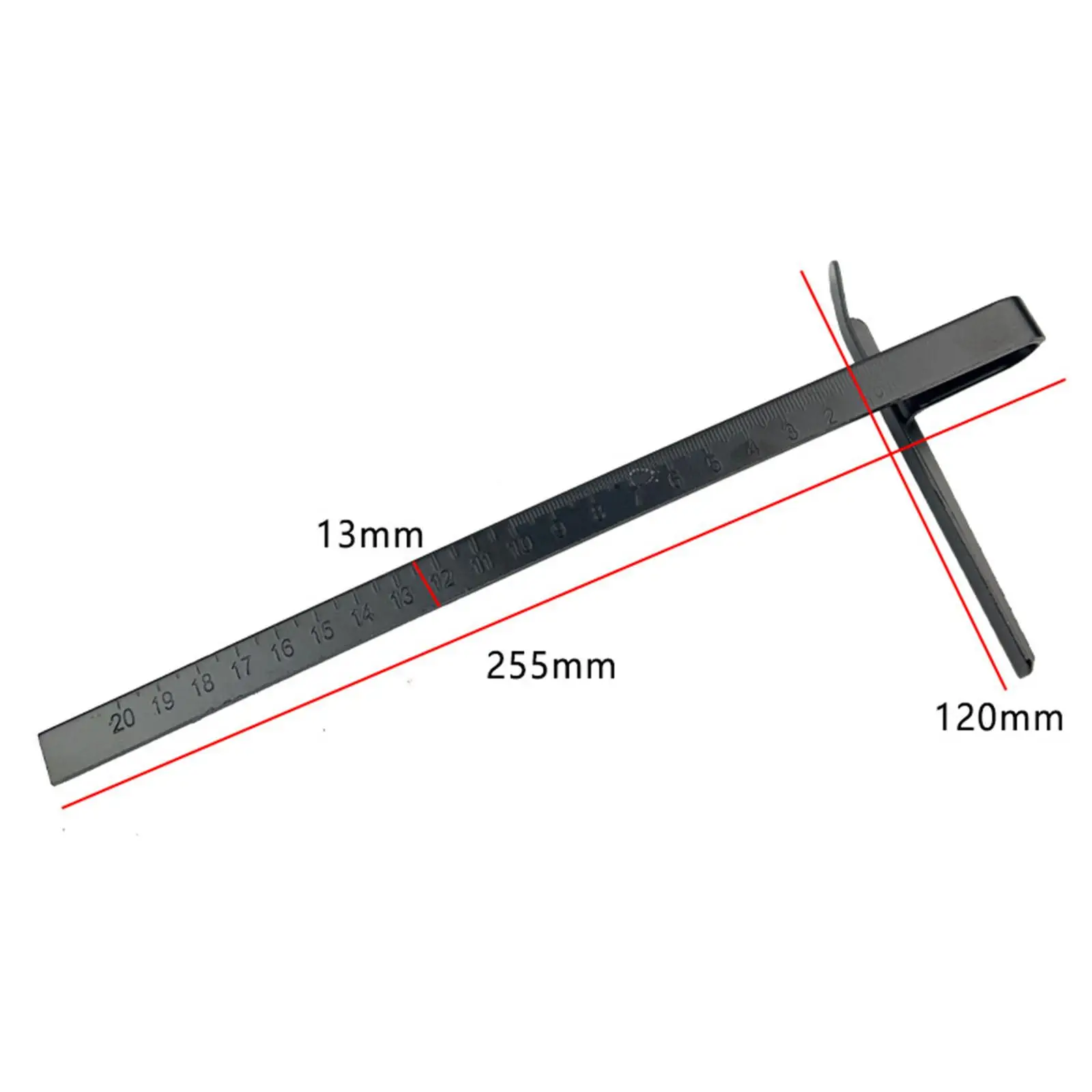 Cordless Circular Saw Parallel Stop Saw Guide Assembly Depth Ruler Measuring Tool for Woodworking Positioning Ruler