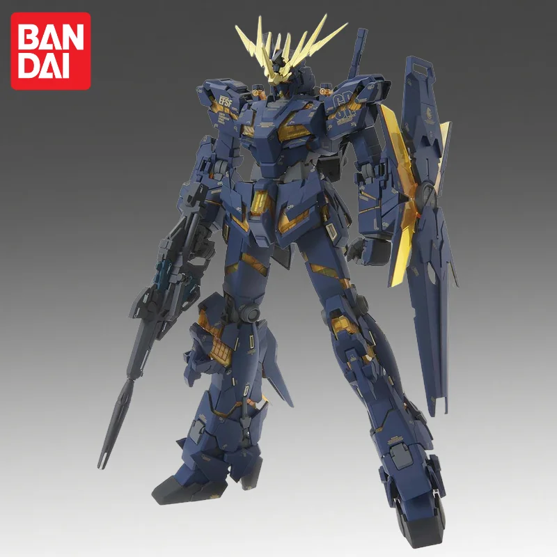 

В наличии: Оригинальная модель Bandai MG 1/100 MG-Gundam Unicorn Gundam, новая, в коробке, фигурка аниме-персонажа, игрушка-модель