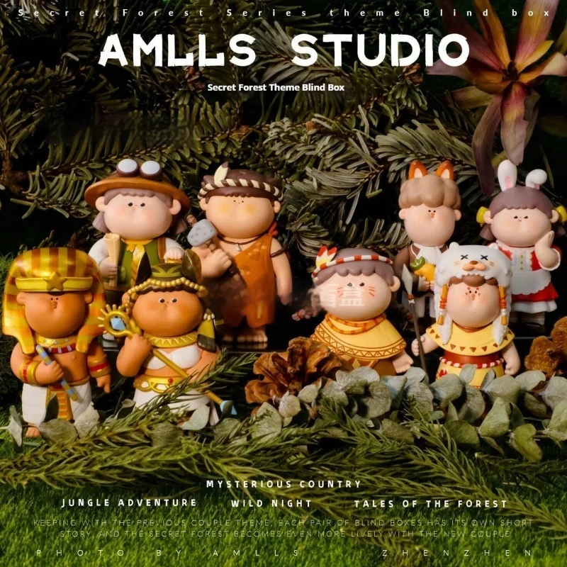 

Amarilis Blind Box Secret Forest Series Trendy Toy Figurine Cute Ornament Car Decoration Desktop Decor Gift For Adult Collection
