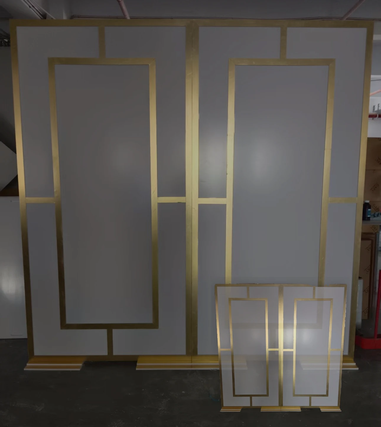 

Fancy Acrylic Background Wall for Events Arc Arch Backdrop Stand for Wedding Stage Party Events Decorative White Background