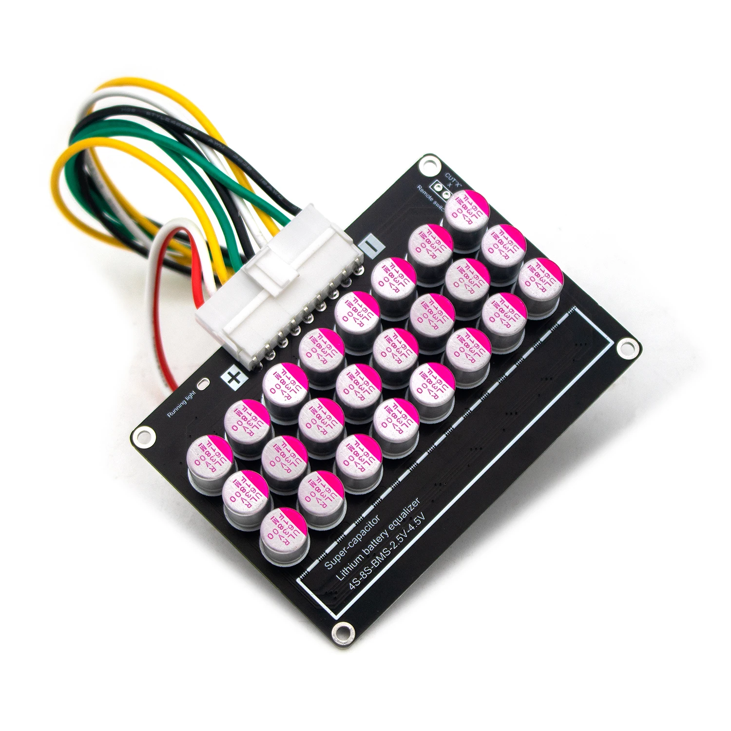 Imagem -04 - Equalizador Ativo Balancer Bateria de Lítio Transferência de Energia Placa de Equilíbrio Proteção de Bms 4s 8s 16s 5a 10s 13s 14s Lifepo4