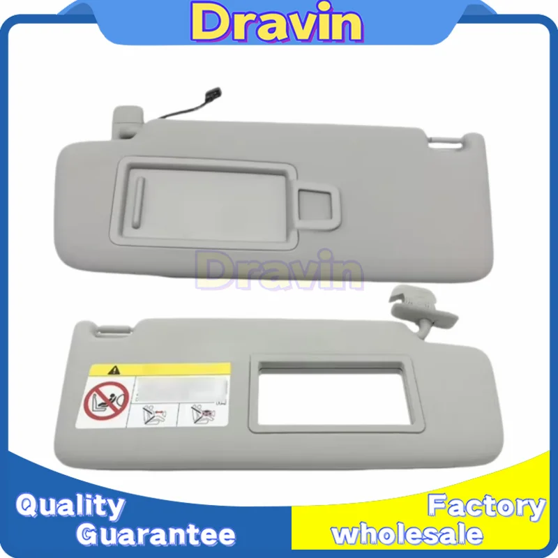 

5GG857551 5GG857552 Left/Right Car Front Inner Sun Visor Gray Windscreen Sun Shade for VW GTI Golf MK7 VII 2014-2017