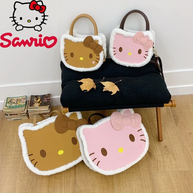 

Hello Kitty 2026, новая женская сумка через плечо, модный женский рюкзак высокого качества, осенне-зимняя универсальная женская сумка для покупок