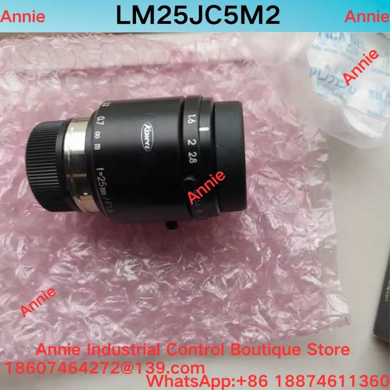brand-new.   LM25JC5M2 fixed focus industrial lens with 25mm f and 165 million pixels