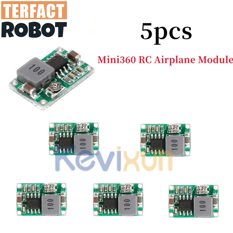 5/10/15/20pcs Mini360 RC Airplane Module Mini 360 DC Buck Converter 2A Step Down Module 4.75V-23V to 1V-17V 17x11x4mm LM2596