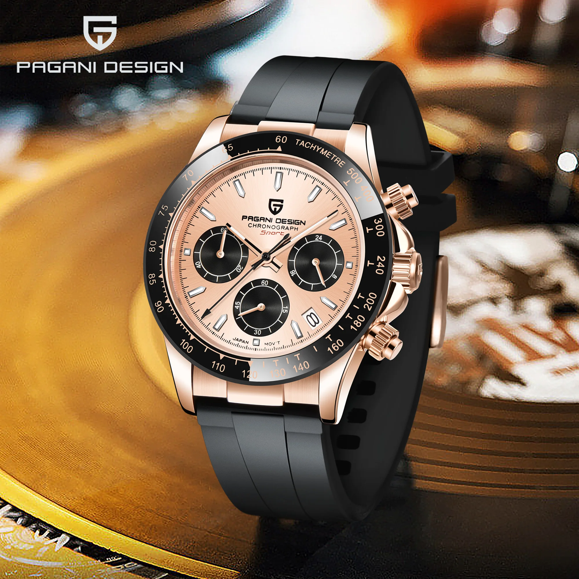 

PAGANI DESIGN Men Quartz Watches Top Brand Luxury Automatic Watch For Men Chronograph Sapphire VK63 Wristwatch Sport Clocks 2025