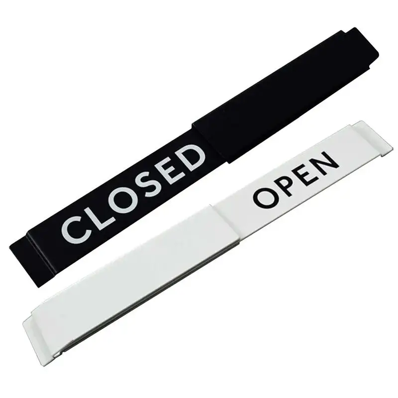 

Open Closed Sign Open Signs Privacy Slide Door Indicator Slider Double Sided Portable Slide Door Sign For Business Storefront