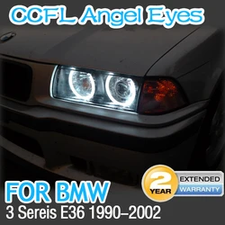 for BMW 3 series E36 316i 318i 318is 320i 323i 325i 328i 318tds 325td 1990-2000 CCFL Warm White Angel Eye Kit accessories