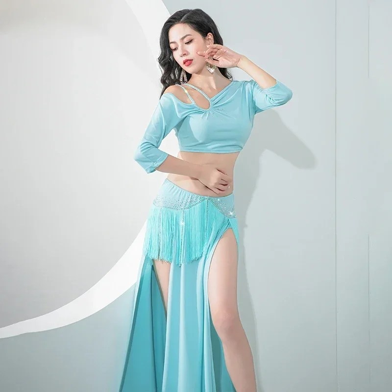 Women Bellydancing Competition Clothes Set Female Oriental Dance Practice Clothing Dress Belly Dance Performance Dresses