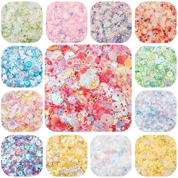 20g Mixed Shapes 3-10mm Colorful Loose Sequins for Nail Decoration Art Craft DIY Scrapbooking Garment Sewing on Accessories