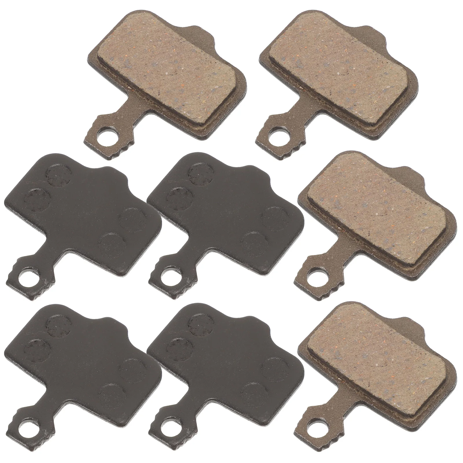 

4 Pairs Bike Pads Disc Brake Replacement Sturdy Cycling Supplies Semimetal Resin Material Practical Gift Outdoor Cycling