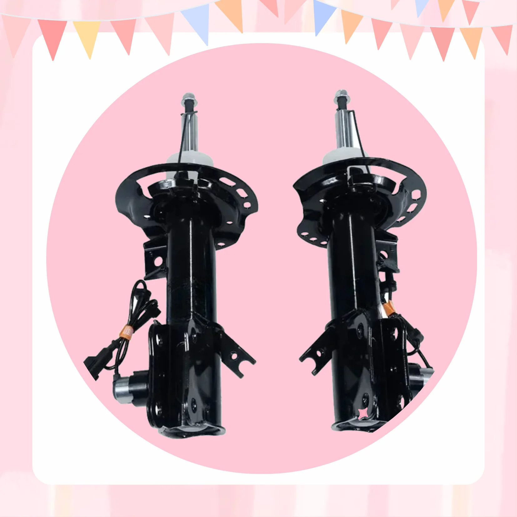 

Front/Rear Shock Absorber Compatible with Lincoln MKZ 2013-2017 3.7L 2.0L With Electric For EG9Z18124K AST-12280- DG9Z18198A