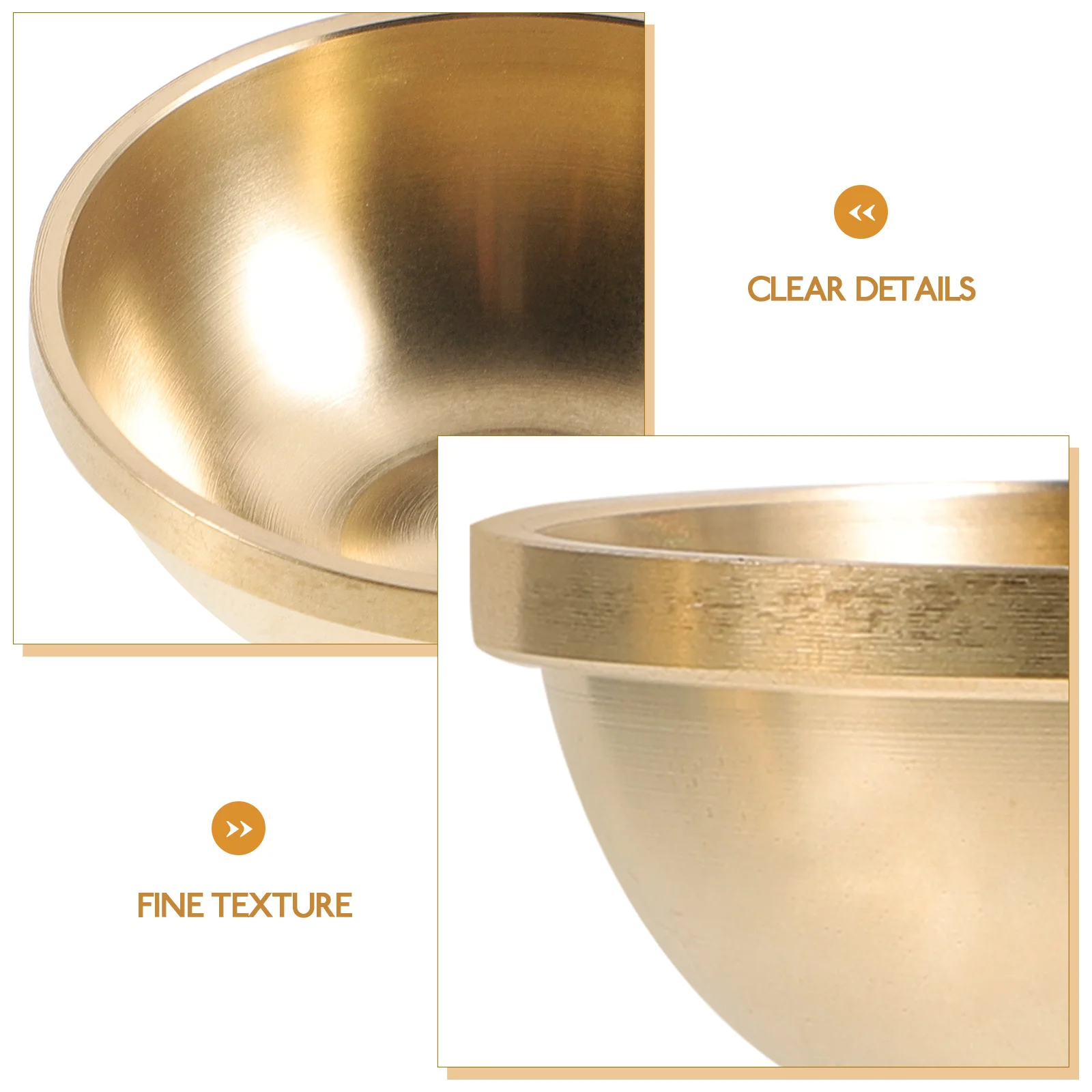 

5Pcs Copper Bowl Decor Brass Offering Bowl for Buddhist Worship Home Temple Use Water Offering Cup Set Tibetan Ritual Supplies