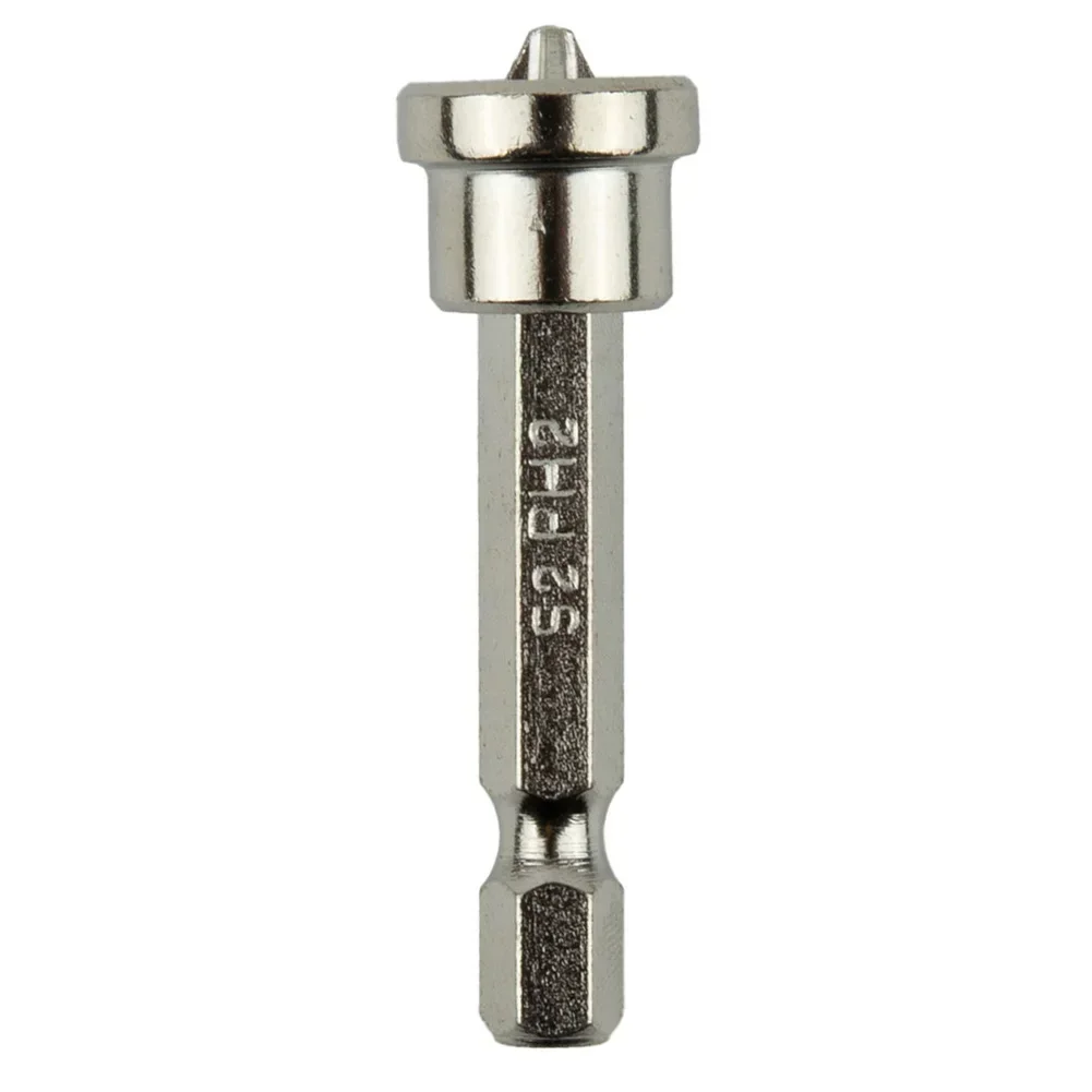 1PC PH2 Magnetic Positioning Drywall Screwdriver Tip Bits 25/50mm Gypsum Board Plasterboard Screws Locating Batch Head Drilling