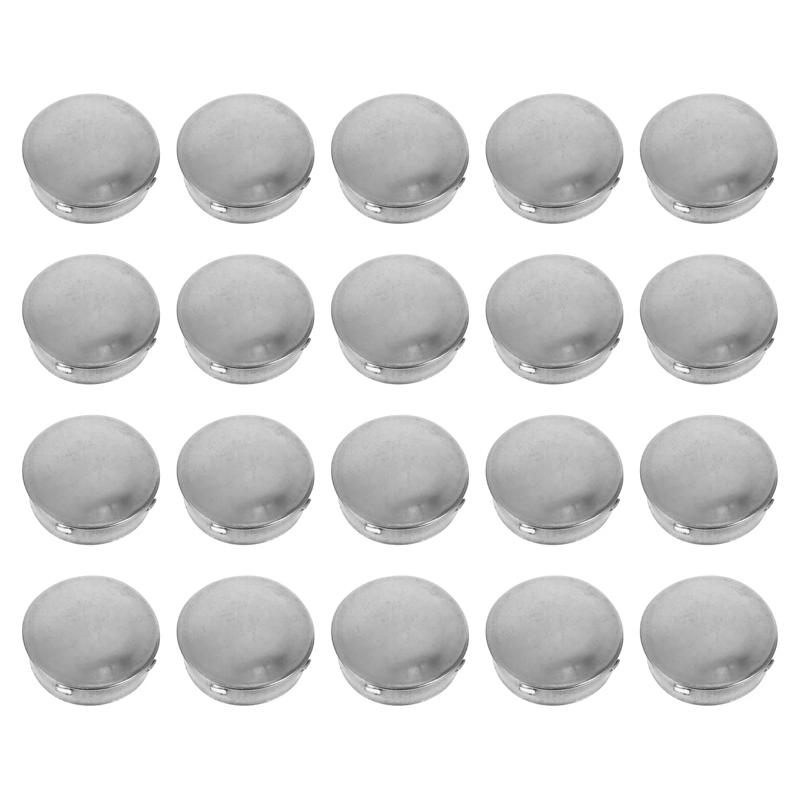 

20pcs Stainless Steel Hole Plugs T-Shaped Round Tube End Caps Waterproof Heat Resistant Sealing Stoppers For Furniture