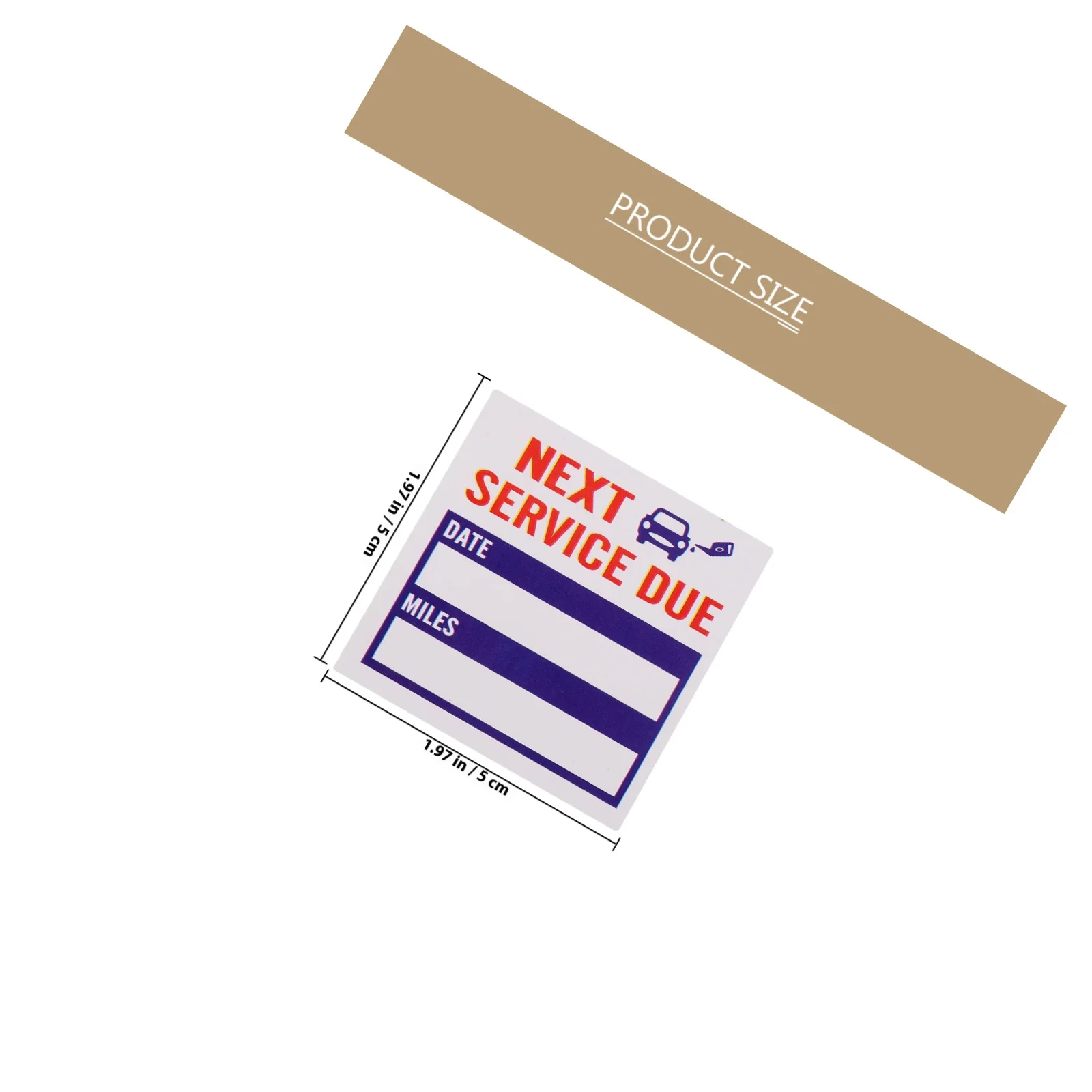 1 Roll Oil Change Sticker Car Maintenance Reminder Label Adhesive Service Due Decal For Auto Repair File Folder Label