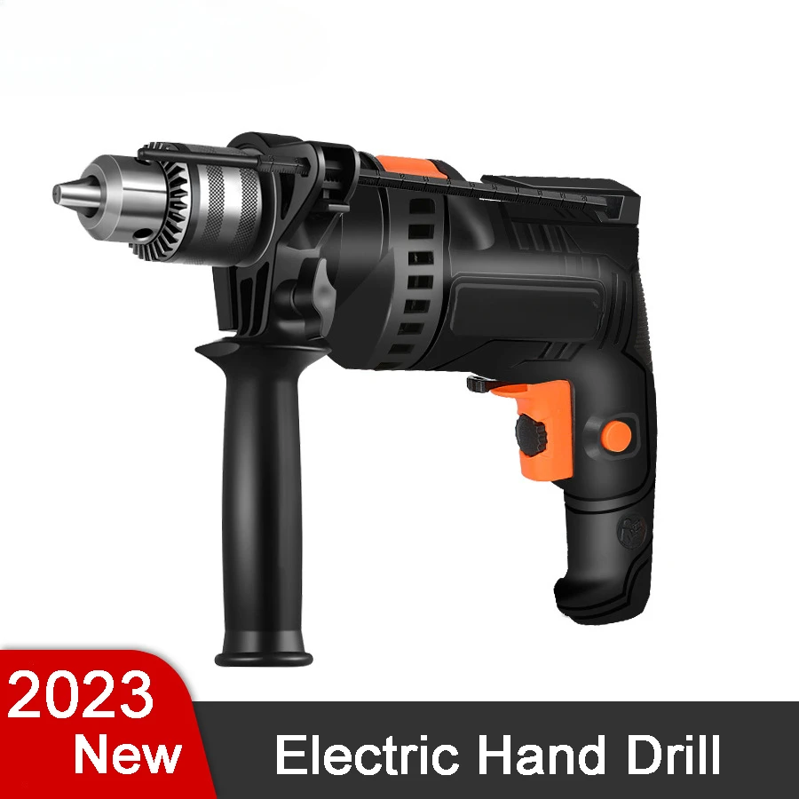 220v Electric Hand Drill Variable Speed Impact Electric Screwdrivers  Multi-functional Speed-regulatition Electric Drill Tools