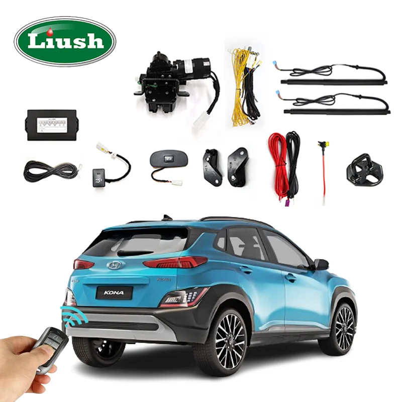 Power Trunk Boot Opener Kick Sensor Electric Tailgate Lift Door For Hyundai Kona New System Rear Gate Door Lock Tailgate Kits