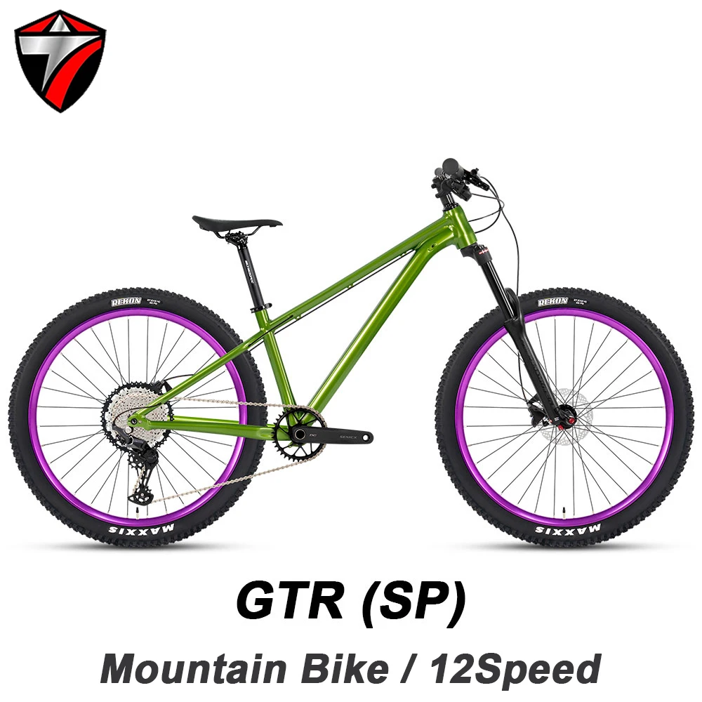 

Горный велосипед TWITTER с алюминиевой рамой, 12 скоростей, гидравлические дисковые тормоза, начальный уровень, для бездорожья, для мужчин и женщин