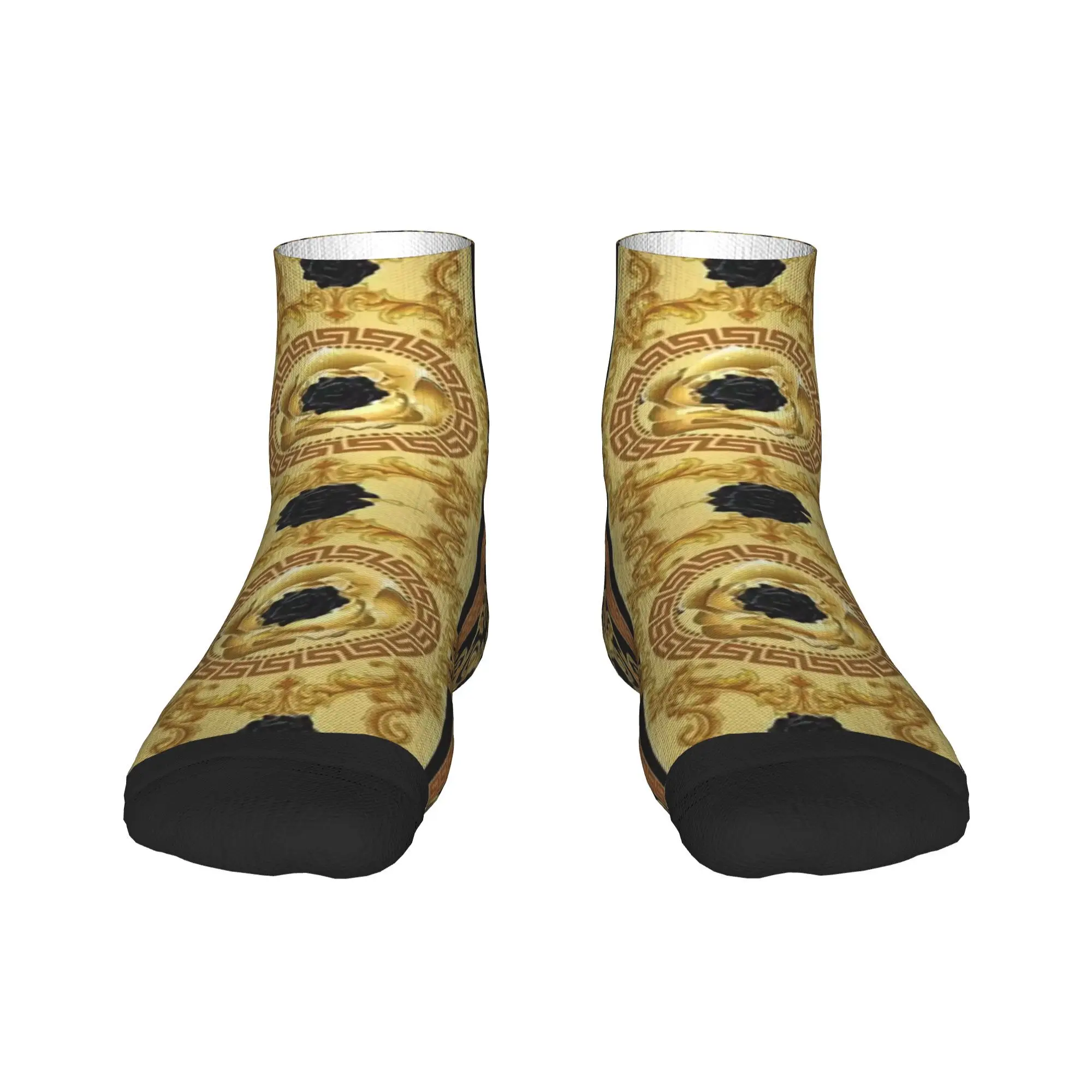 

Роскошные носки с европейским цветочным узором в стиле Харадзюку, супер мягкие чулки, всесезонные носки, аксессуары для унисекс, рождественские подарки