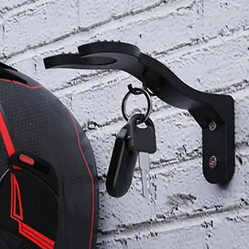 Gancho de engranaje para cabeza de motocicleta, soporte para casco, gancho para casco, montaje en pared, colgador de sombrero para bicicleta de fútbol, soporte para gorras de motocicleta, estante de pared