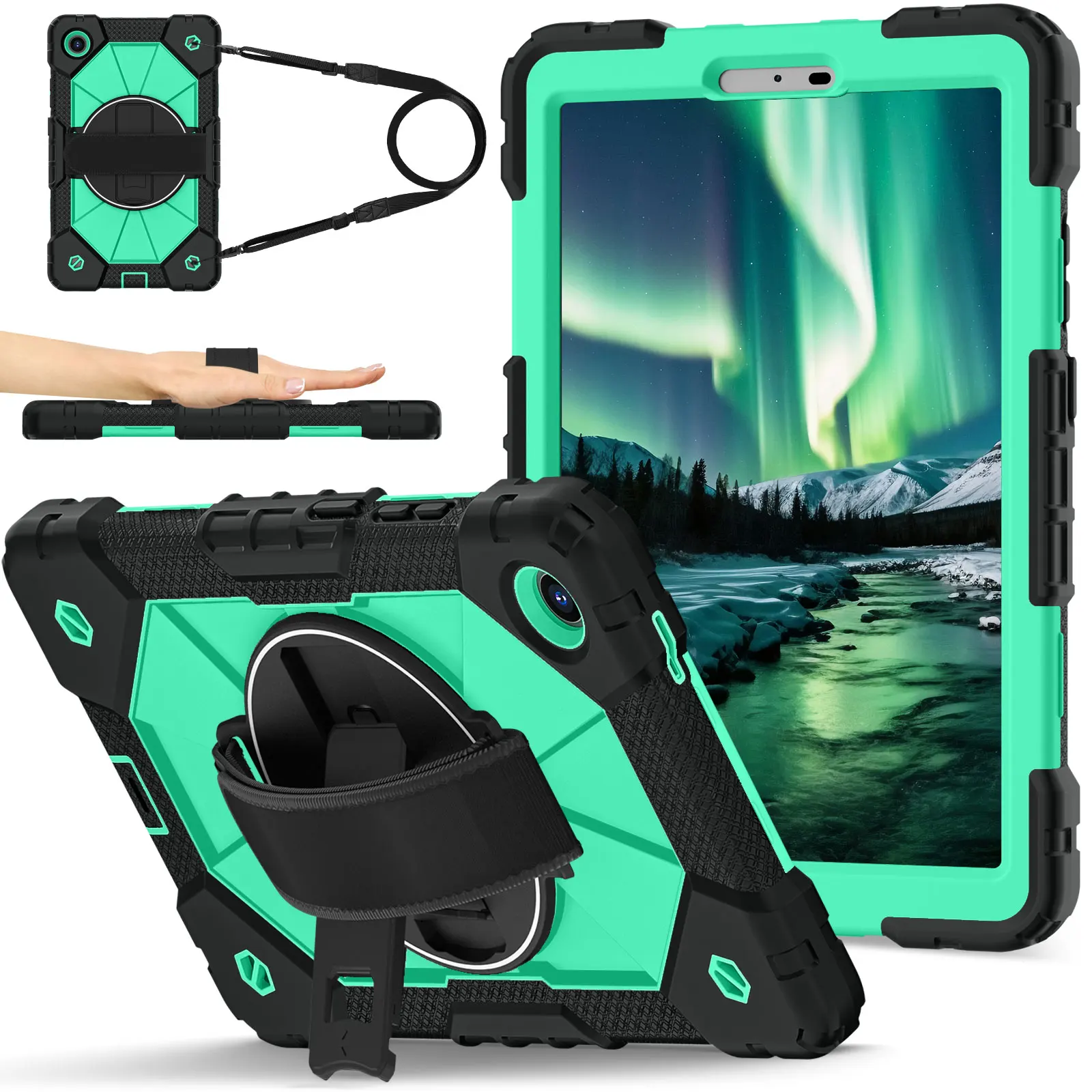 

Прочный защитный чехол для Lenovo Tab M11 One 8,7 дюйма TB305FU K9 8,7 дюйма 2025 силиконовый чехол для планшета с ремешком
