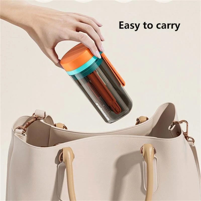 

J15U Essential Baby Bottle Care Brush set Completes Bottle Washing set for Baby Includes Nipple Brush & Drying Stands