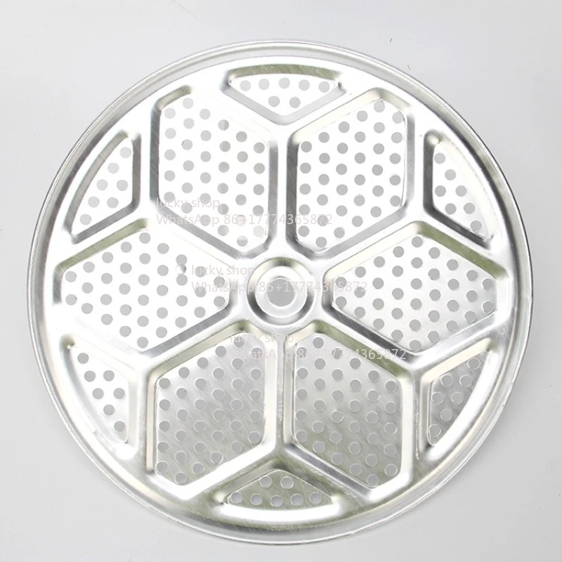 Household Round Pot Steamer Mini Pad Compartment Steamer