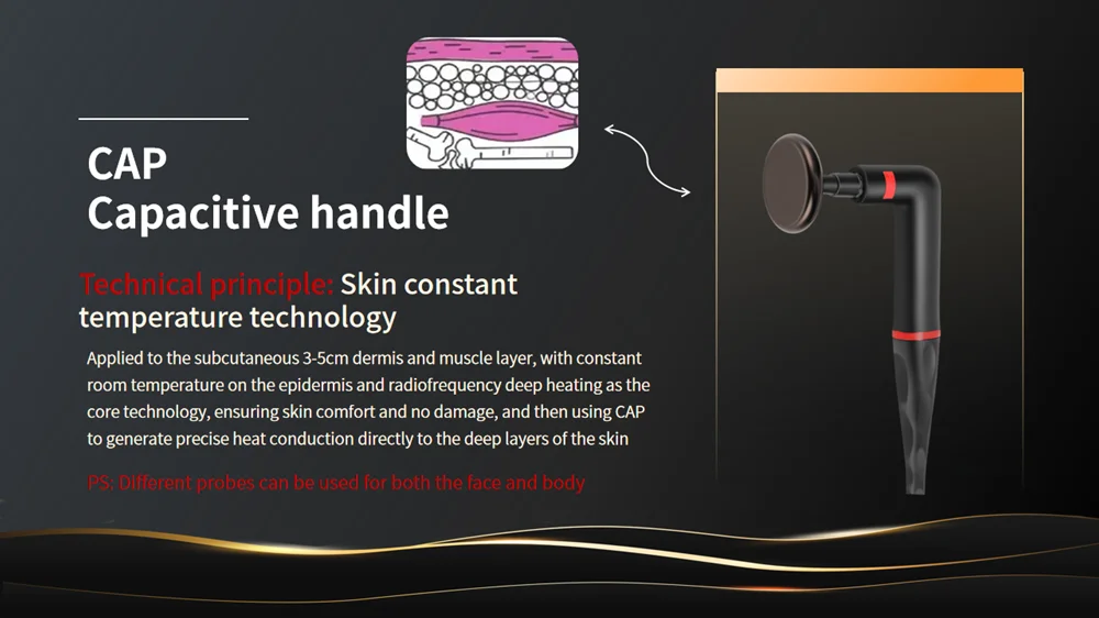 Latest 448k CET RET Tecar Therapy Physiotherapy Wrinkle Removal Pain Relief CET RET Physiotherapy RET CET Slimming Machine