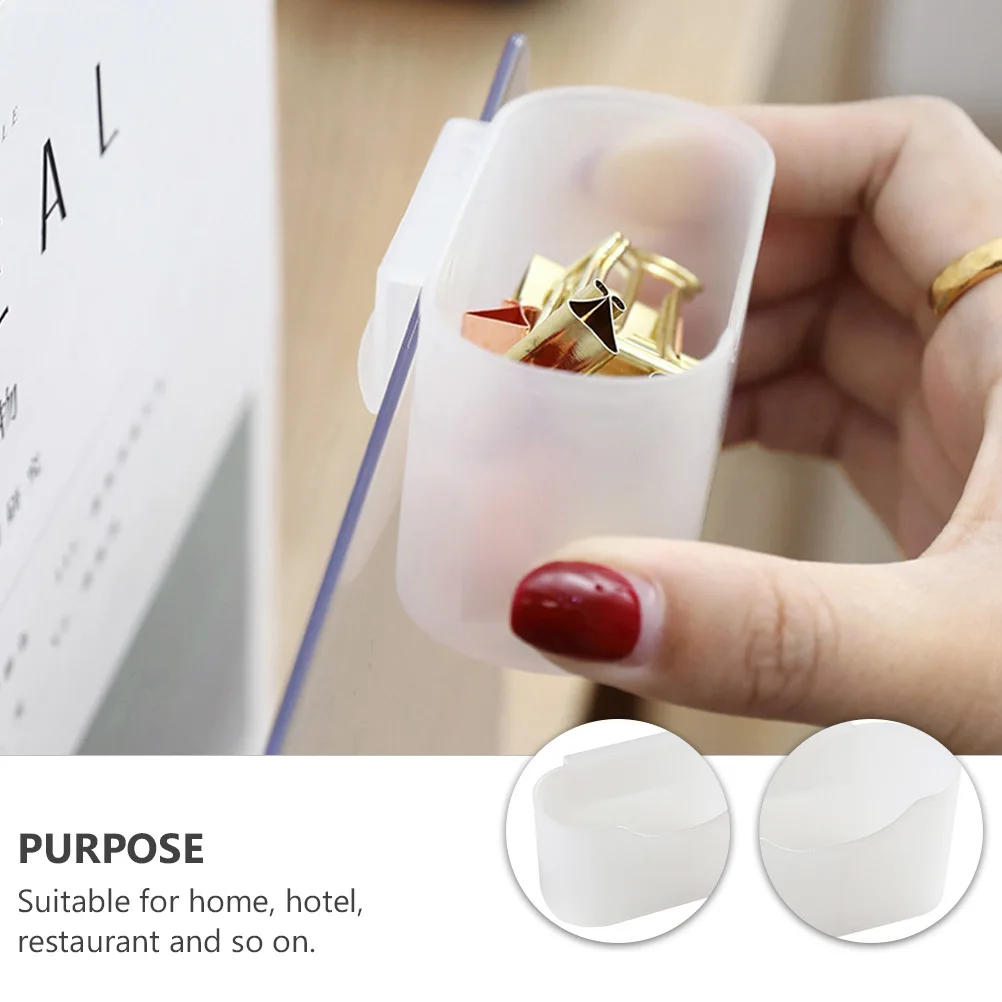 8Pcs Plastic Refrigerator Organizer Seasoning Packet Holder Fridge Hanging Box Mini Storage Case Kitchen Storage Solution