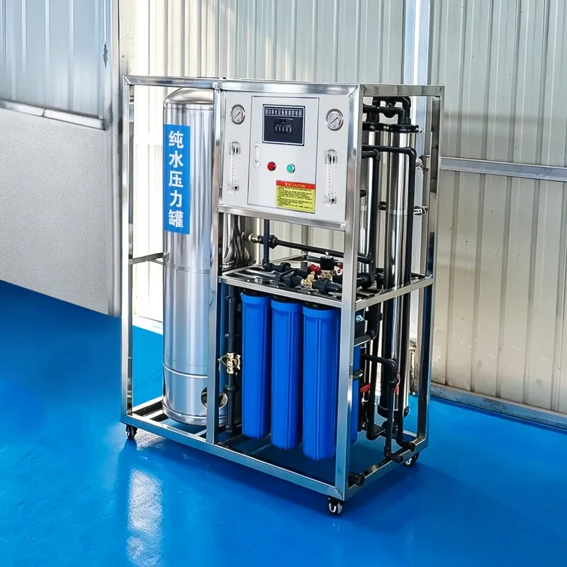 500L/Hour Small Water Purification System RO Filtration Plant Reverse Osmosis Drinking Water Treatment Machine Industrial