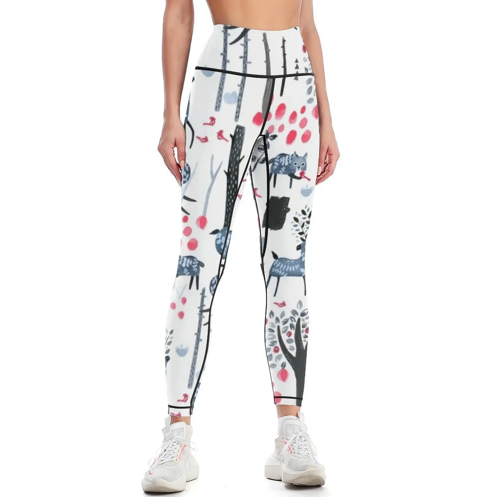 

Frosted Forest Leggings Sweatpants gym's clothing Sports female Womens Leggings