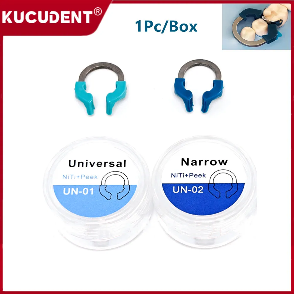 

Dental Matrix Bands Clip NITI Matrix Clamp Ring Sectional Contoured Metal Matrices Universal/Narrow Clamping Nickel Titanium