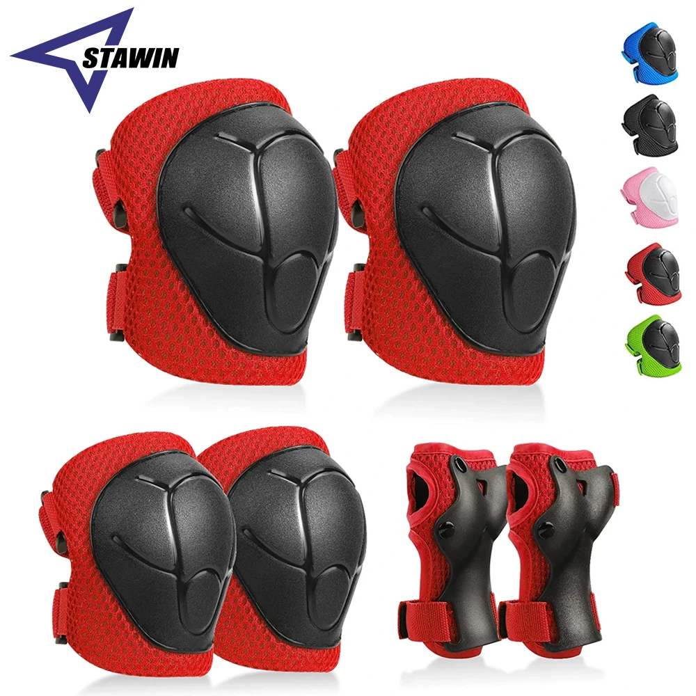 

Sports Kids Knee Pads Elbow Pad Guard Protective Gear Set for Roller Skates Cycling BMX Bike Skateboard Skatings Scooter Riding