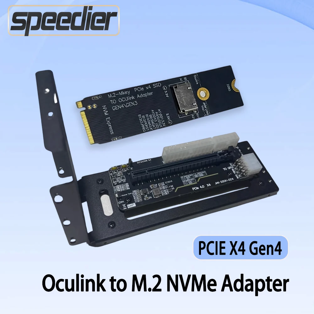Oculink External GPU Dock eGPU PCIE 4.0X4 Gen4 for Laptops and GPD Handheld Consoles Sound/audio Cards M2 Nvme Adapter Backplane