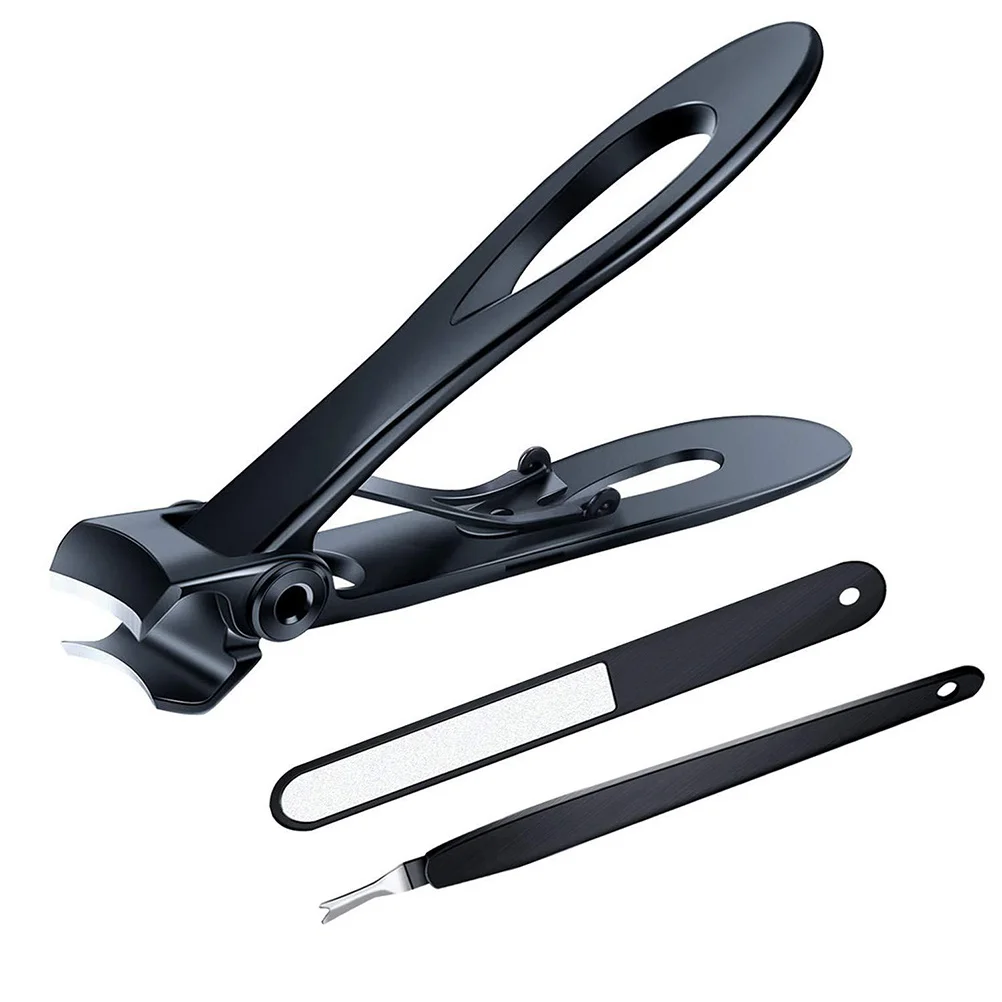 

3 шт., набор кусачек для ногтей, антикоррозийные инструменты из нержавеющей стали для маникюра, педикюра с полированными краями, кусачки