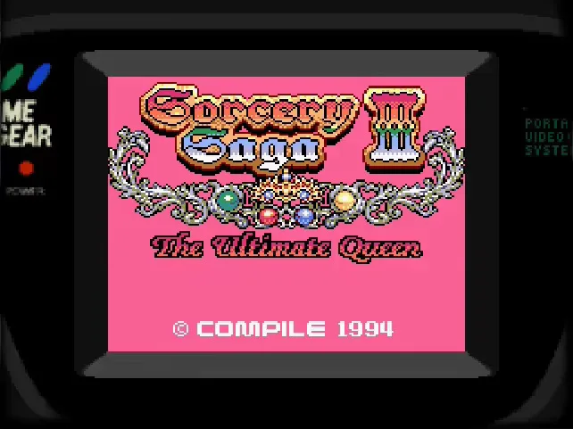 8bit game GAME GEAR cartridge : Madou Monogatari III - Kyuukyoku Joou-sama [v1.2]( USA   English Version!! ）