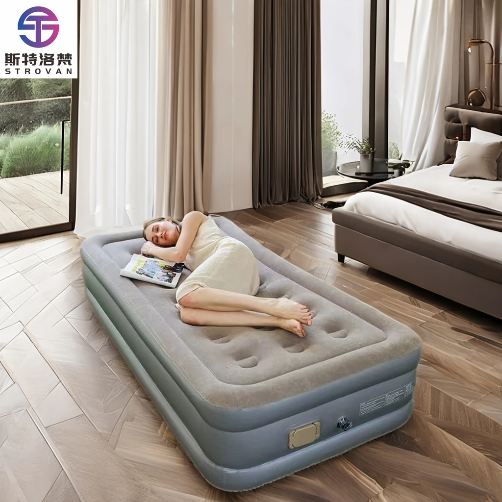 

STLF WJW Portable Modern Design Inflatable Airbed Comfortable Folding Outdoor Furniture for Home Camping Hospital or Park Use