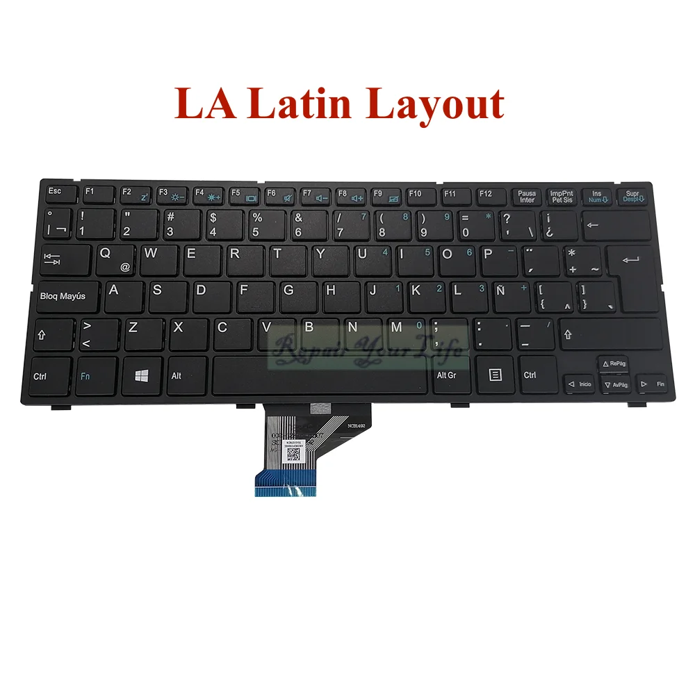 Teclado espanhol latino para Medion, SF20GM6 LA, E11201, E11202, MD61958, SF20PA6W, SF20GM7, 82-382PXB7102, 82-382PXB7101, novo