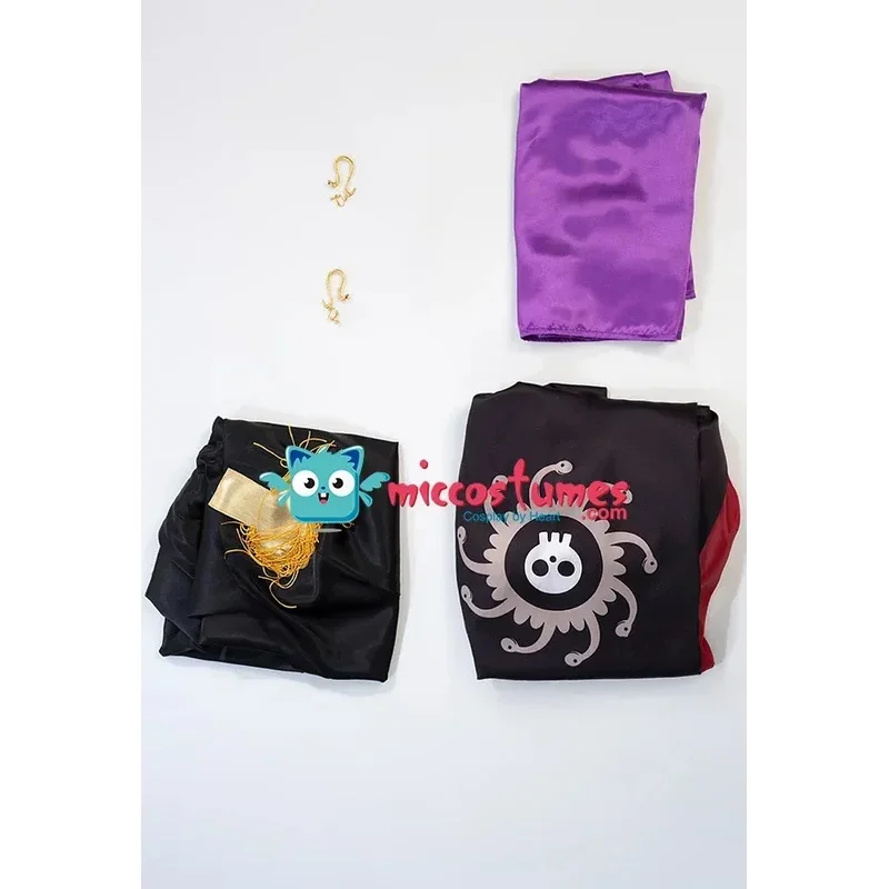 뱀 공주 보아 코스프레 의상 여성 섹시한 기모노 드레스 오비(귀 클립 및 케이프 포함);2,r'6;t.