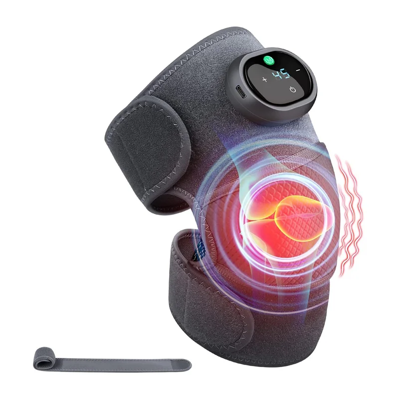 B03B-Compress Massager Knee Shoulder Elbow 3-In-1Heating Vibration Massager, For Pain Relief