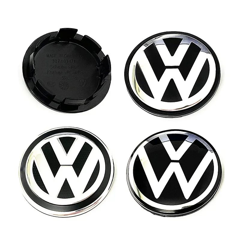 20 Pcs 3B7 5G0 6H0 66mm 65mm VW Wheel Center Caps Rim Hubcap Dust-Proof Hub Covers Logo Badge Emblem Accessories Car Styling New