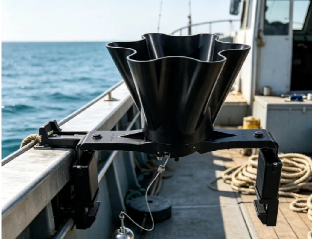 Special bait thrower for nesting ships No need to plug in hinges Rotate nesting thrower